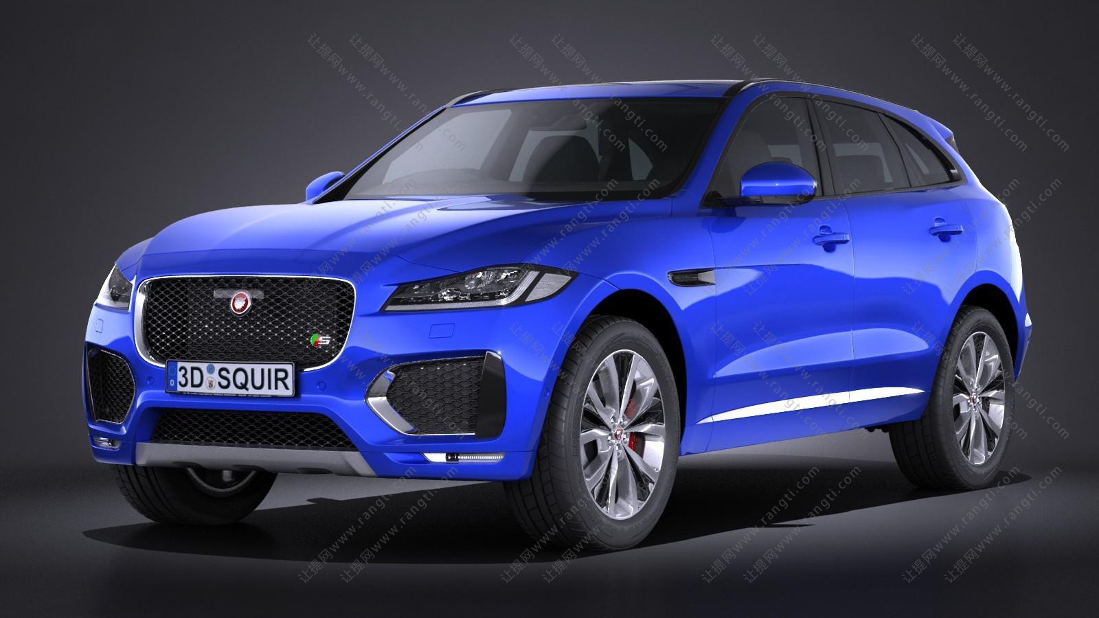 小汽车之捷豹f-pace suv汽车
