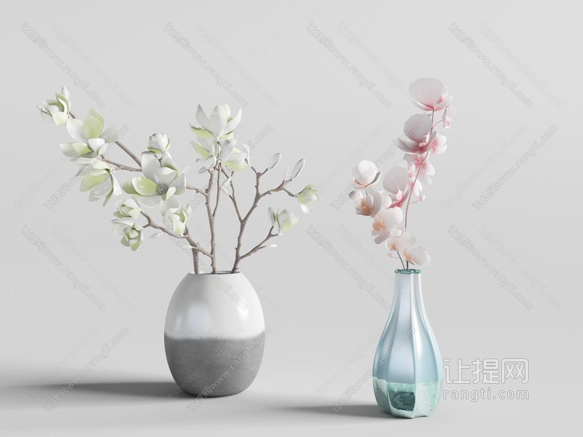 新中式陶瓷花瓶花卉