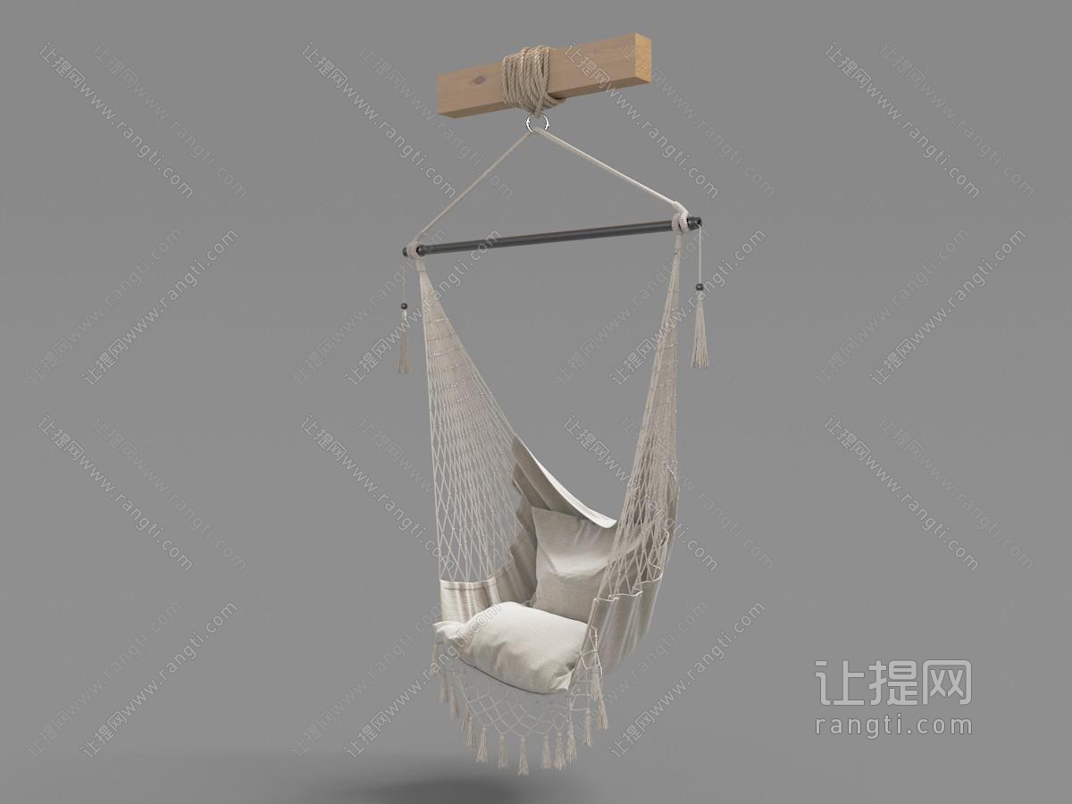 典雅精致的渔网秋千吊椅