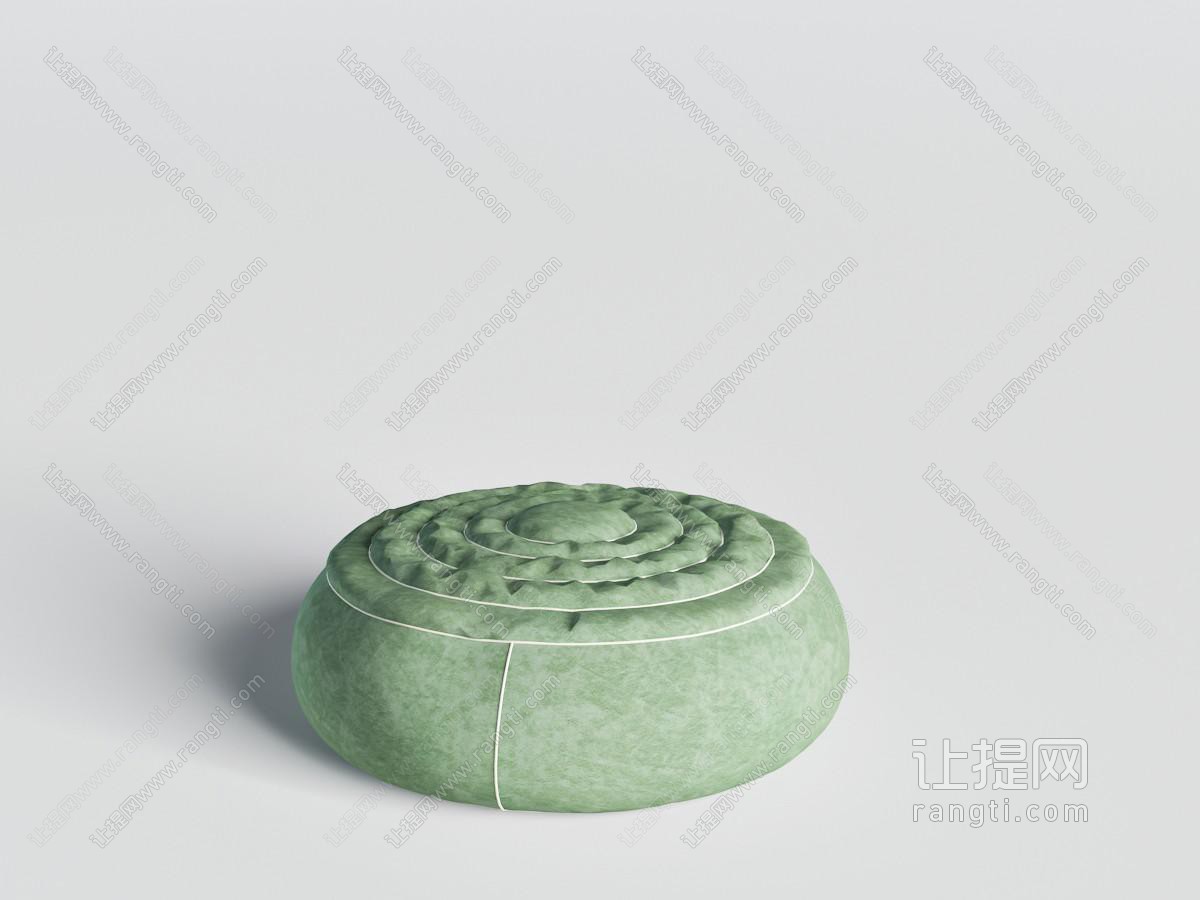 圆柱鼓形坐垫