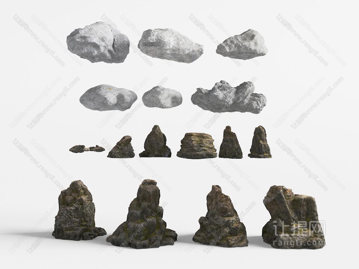 各种园林假山石头