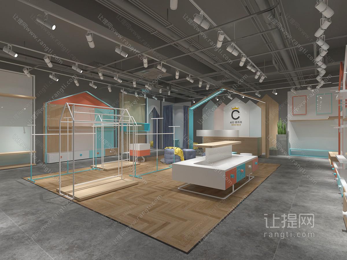 工业风服装店