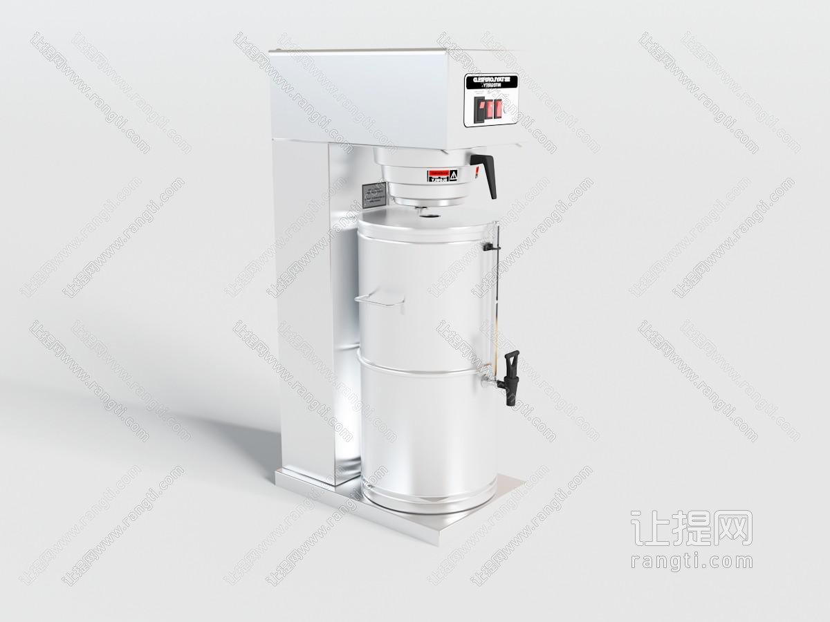 白色不锈钢公共热水器