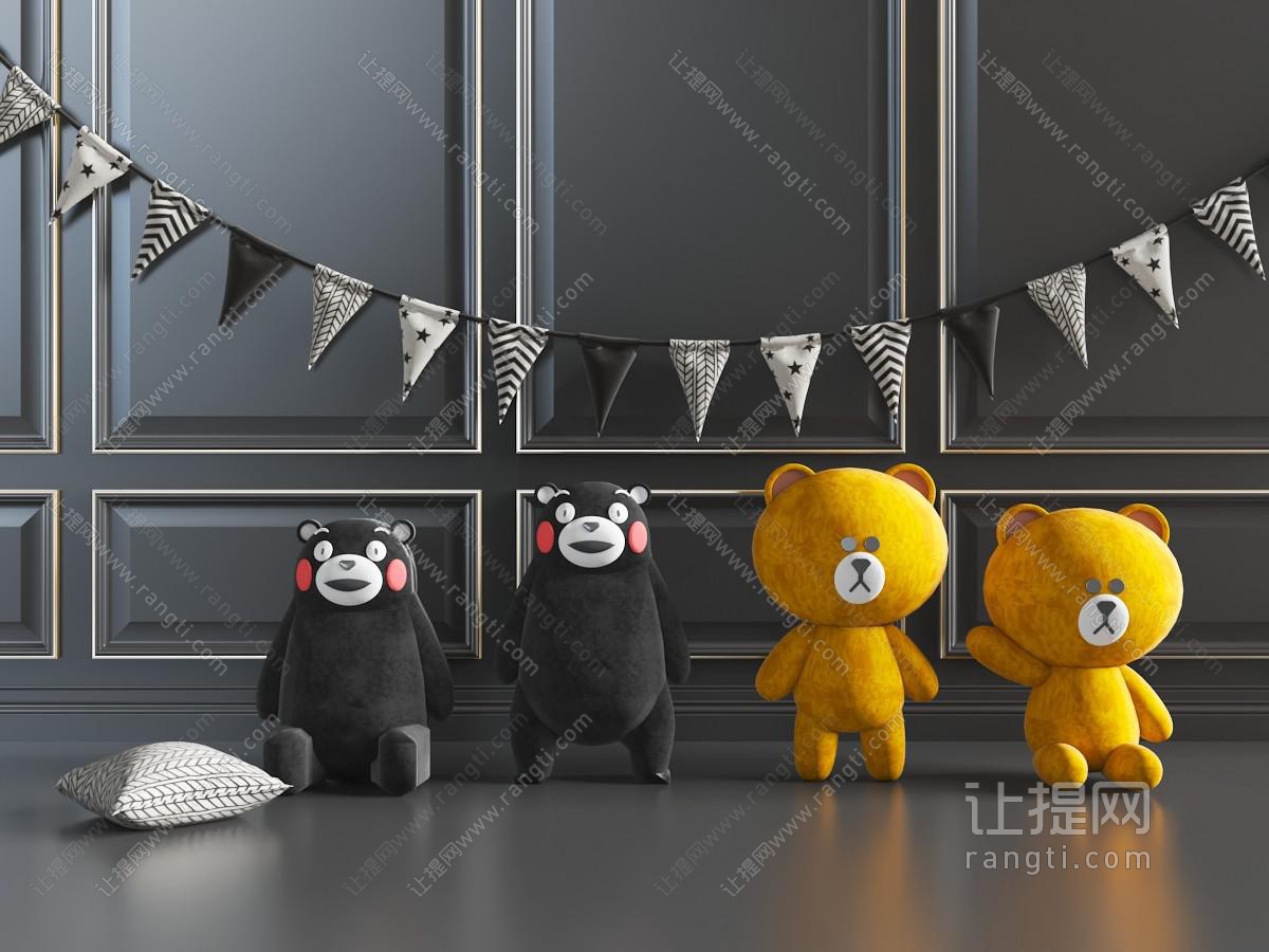 儿童布偶小熊玩具