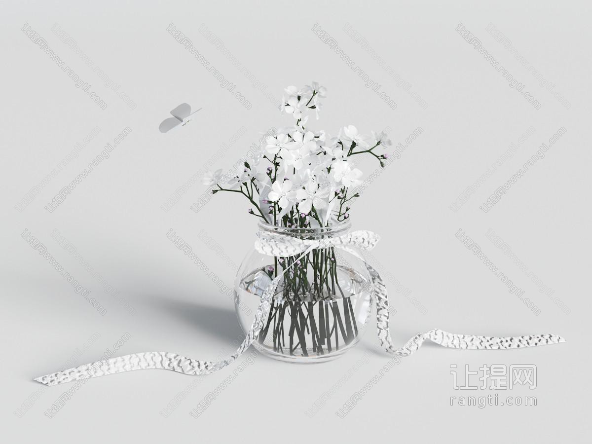 花瓶花卉
