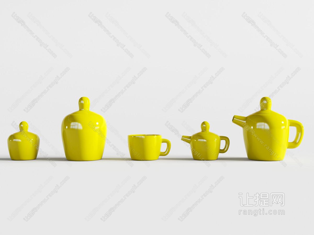 新中式陶瓷茶壶、茶具