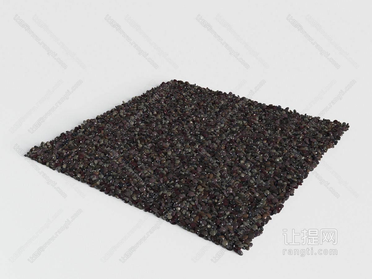 现代中式园林鹅卵石石头