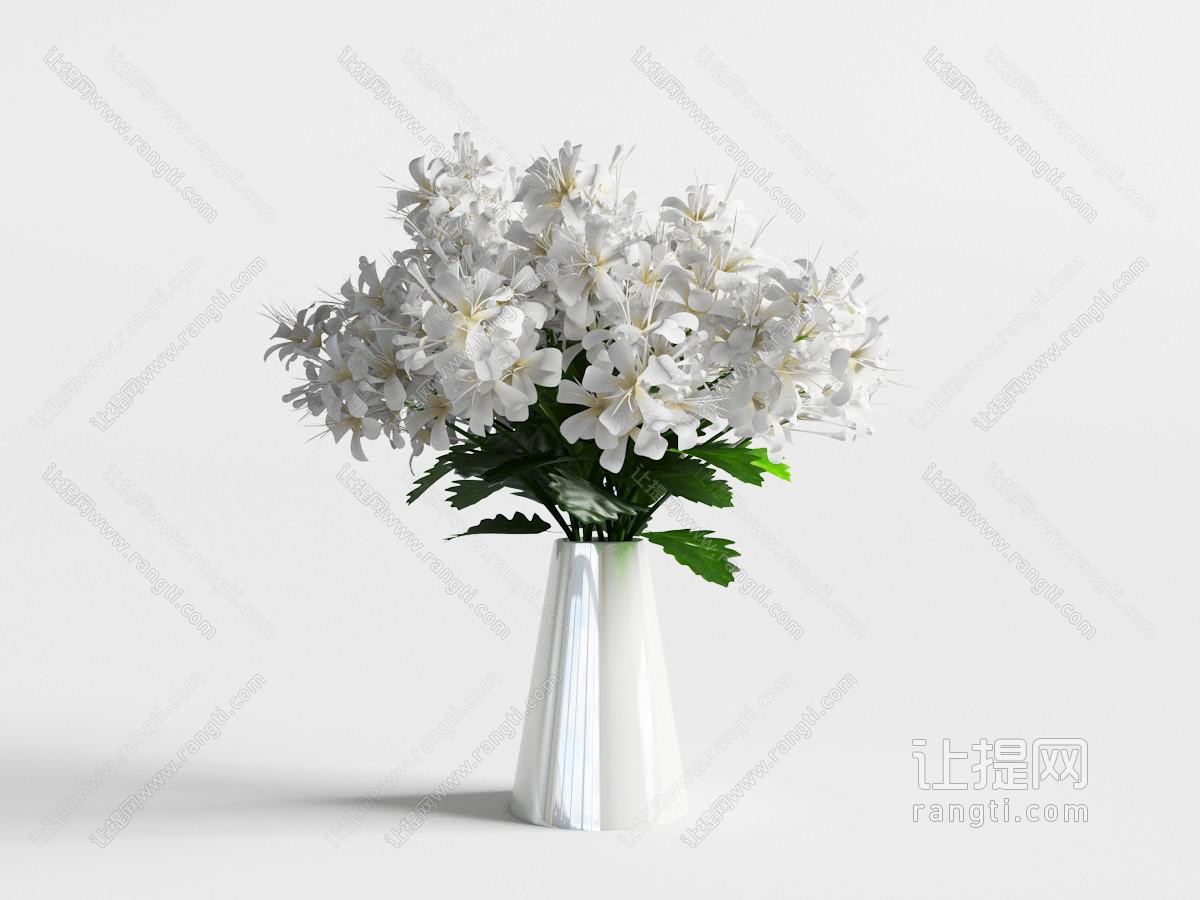 中式陶瓷花瓶花卉