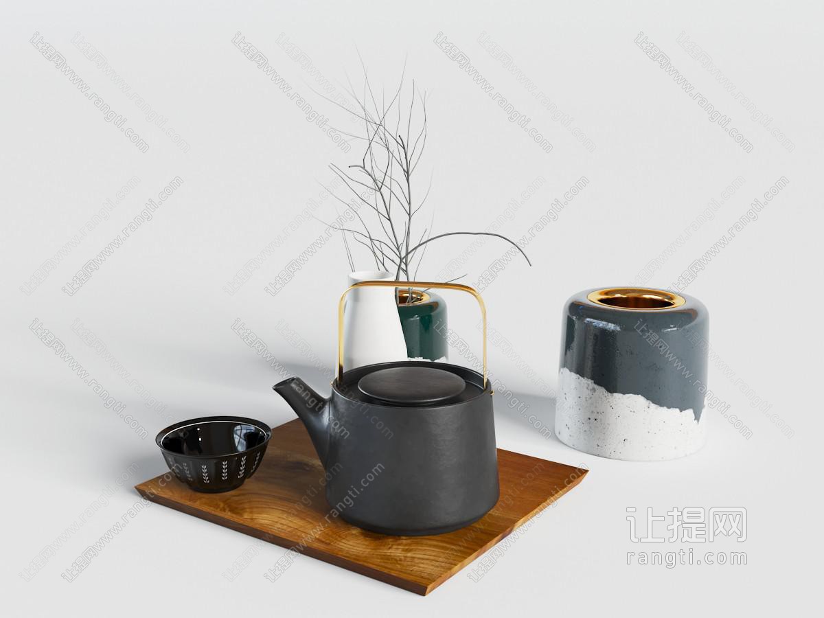 新中式陶瓷茶具茶杯