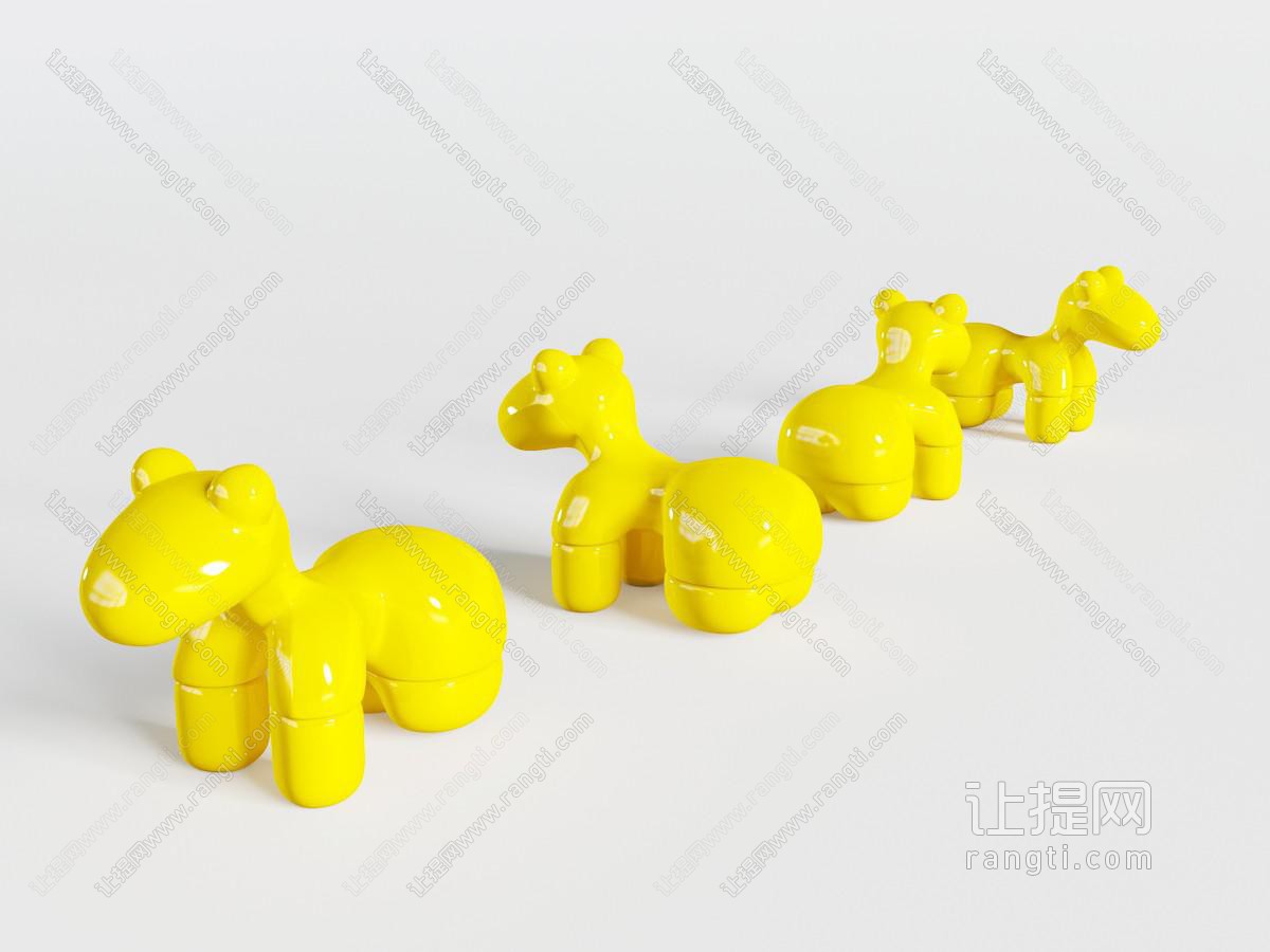 卡通动物儿童玩具