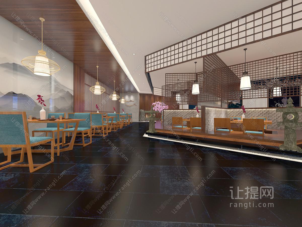 新中式餐馆饭店餐饮小吃店