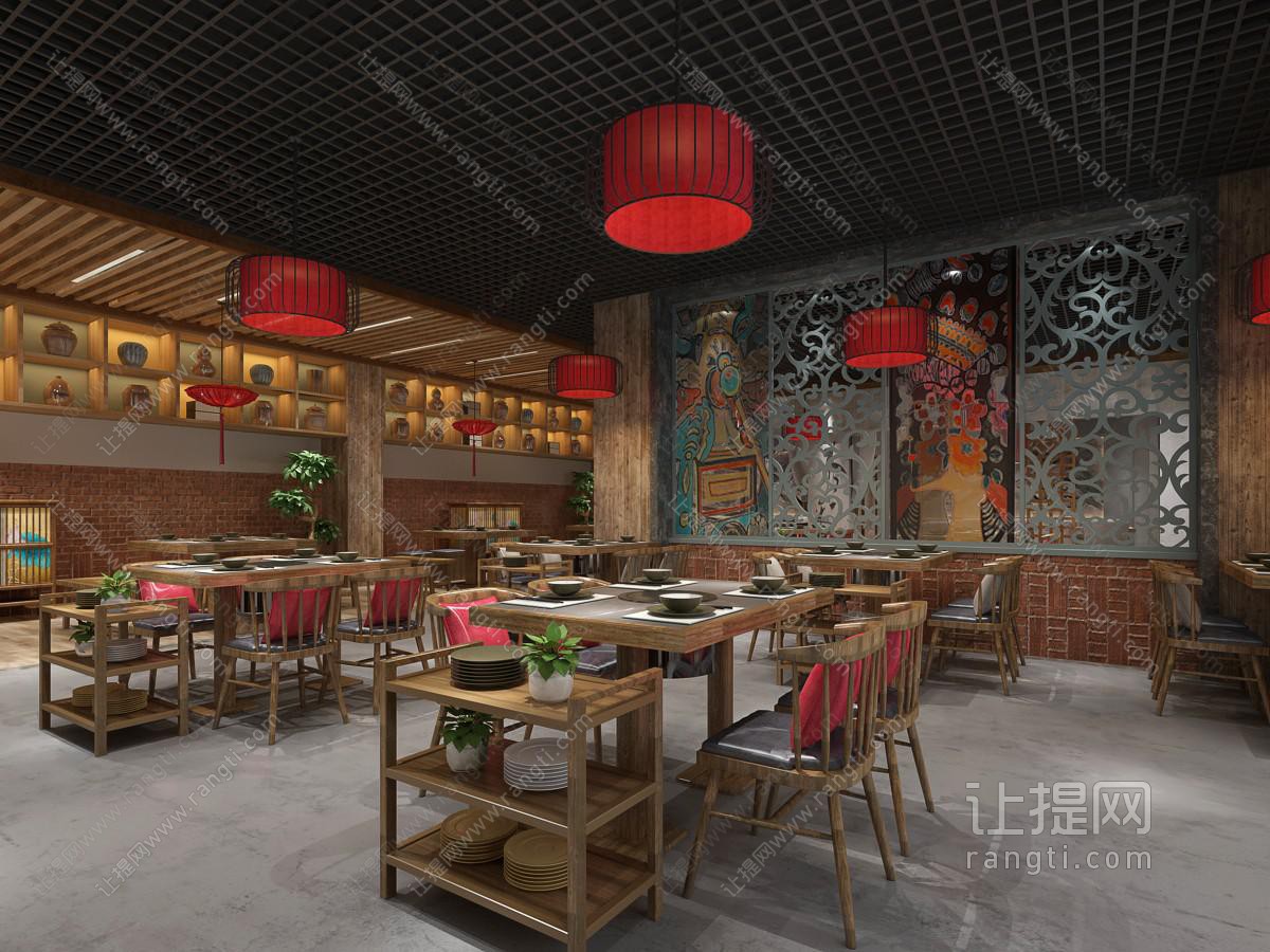 新中式餐饮餐馆饭店火锅店
