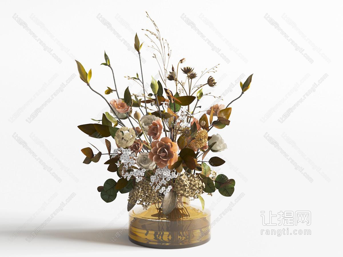 欧式花瓶花卉