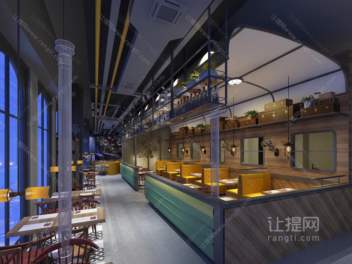 工业风餐馆饭店