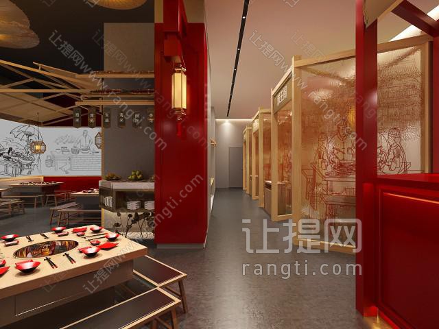 新中式餐馆饭店火锅店