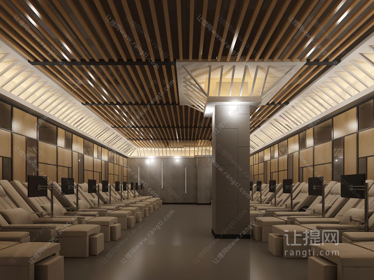 后现代足浴房足疗店