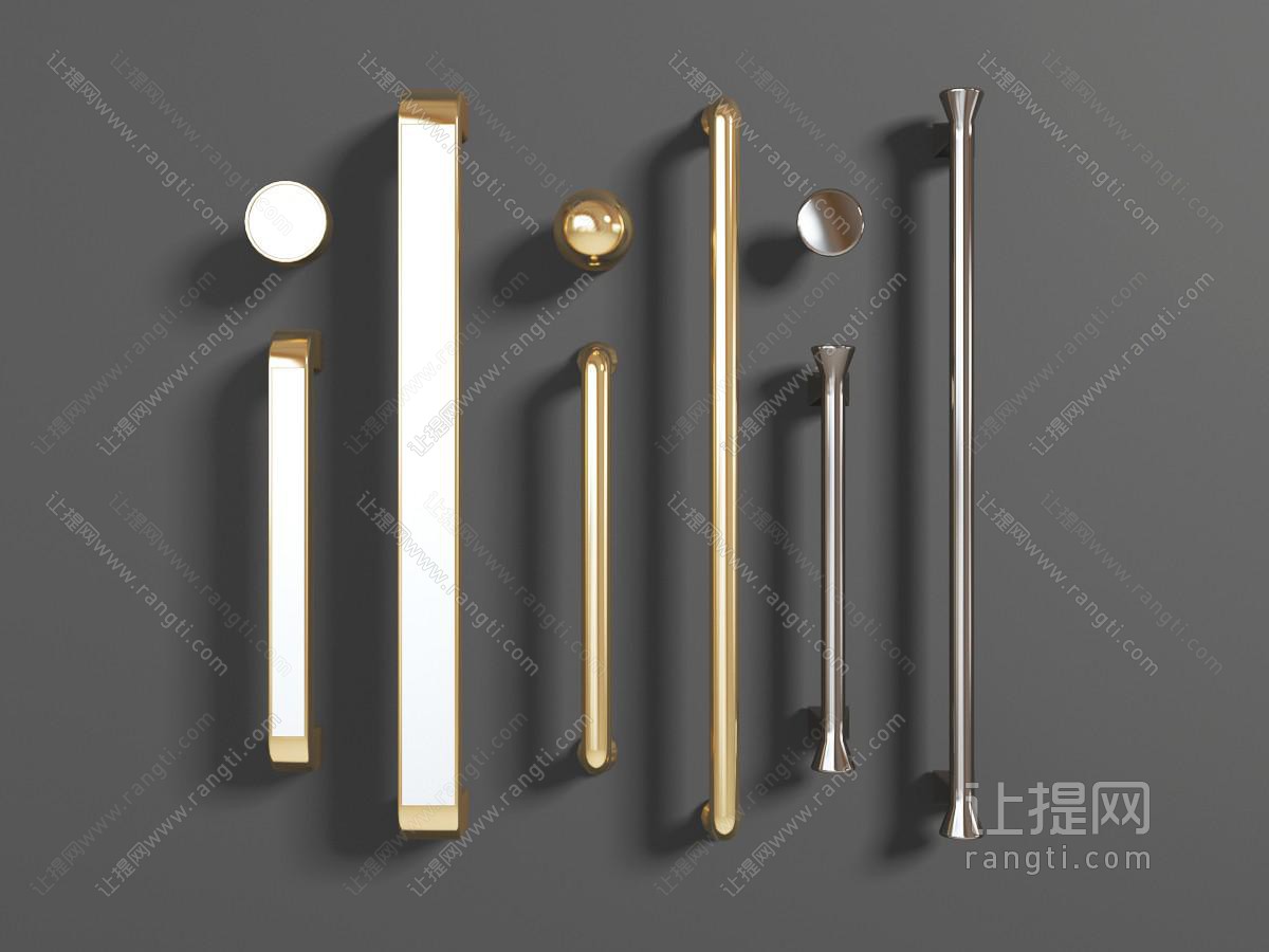 现代金属拉手