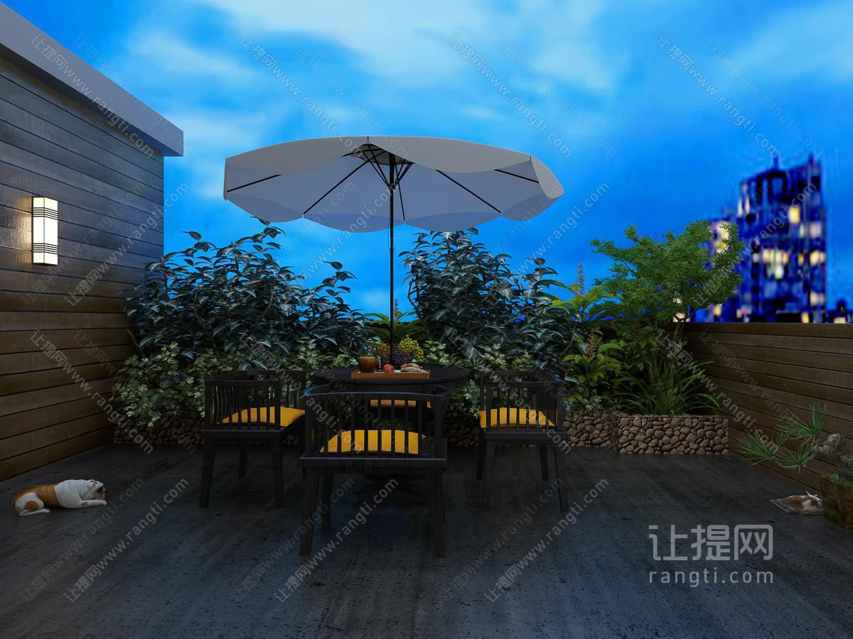 北欧阳台露台