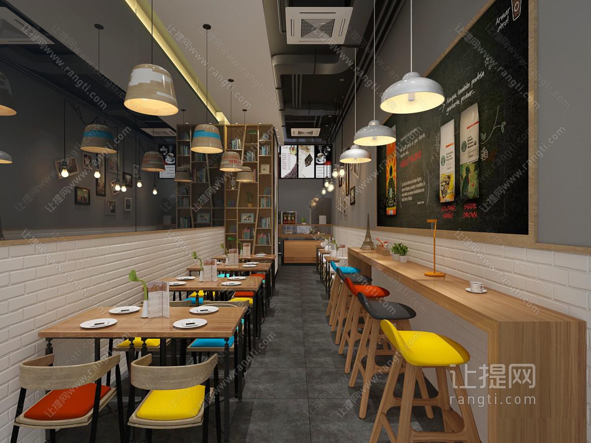北欧奶茶店饮品店小吃店