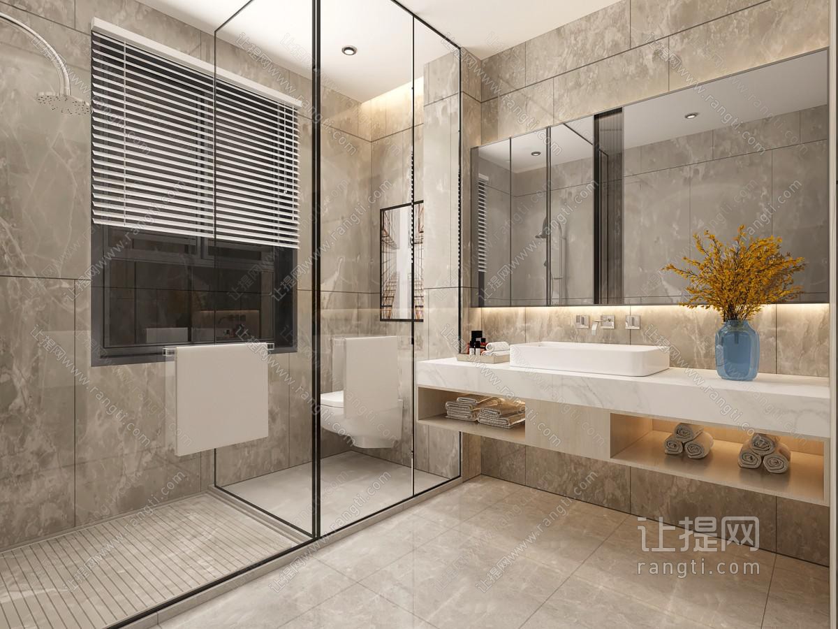 后现代卫浴间卫生间