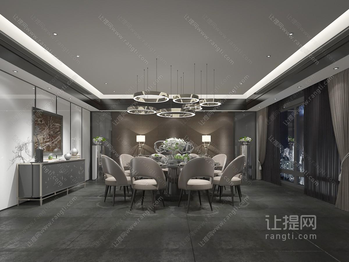 后现代酒店包厢包间
