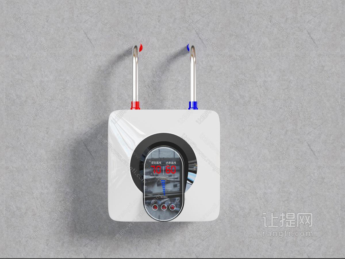 现代家用出水数显示的小型厨房电热水器速热宝