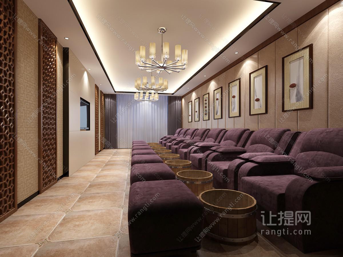 新中式足浴房足疗店