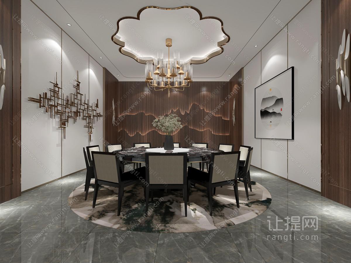 新中式酒店包厢包房