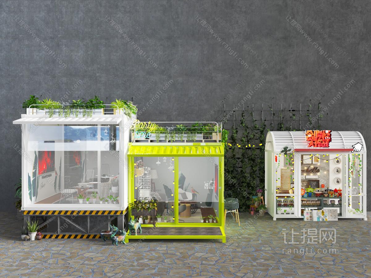 工业风小店小屋