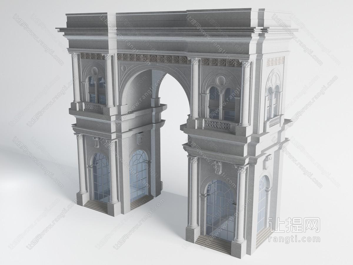 欧式大门建筑