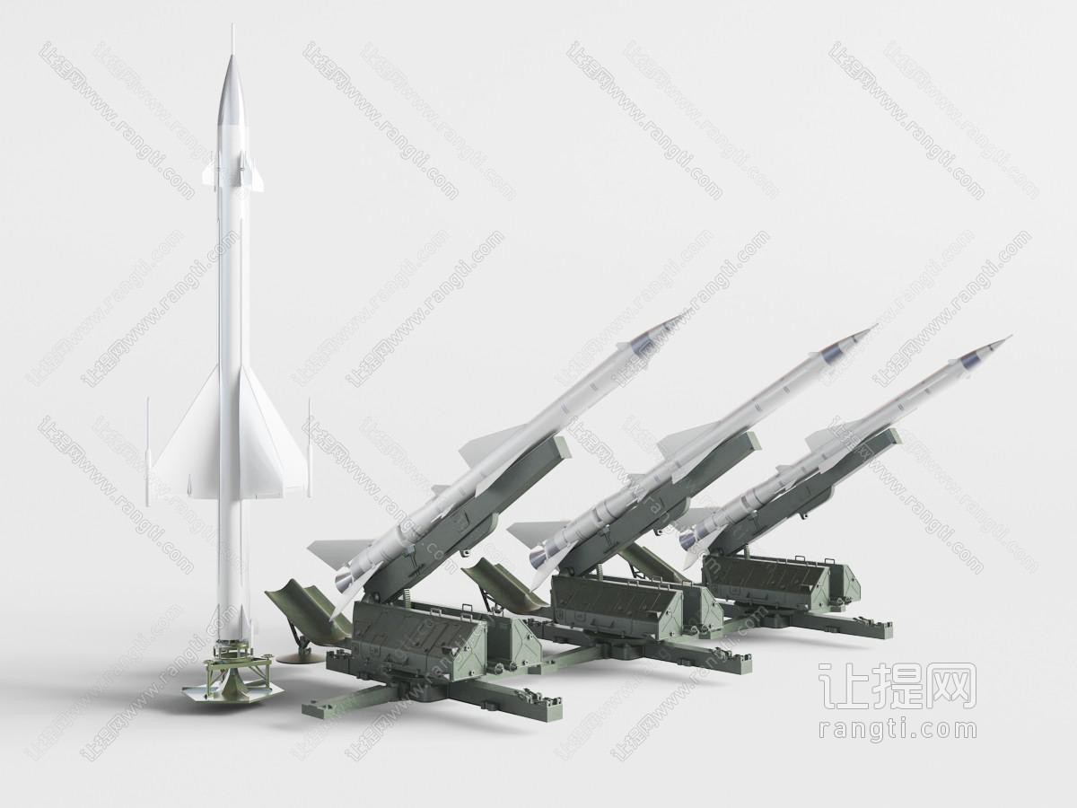 现代军事导弹发射架武器