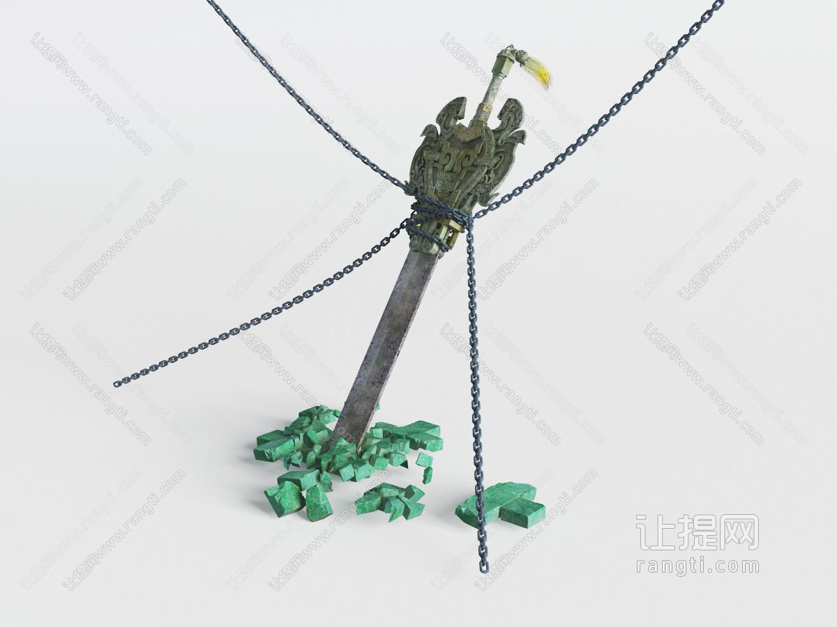 游戏场景兵器武器剑