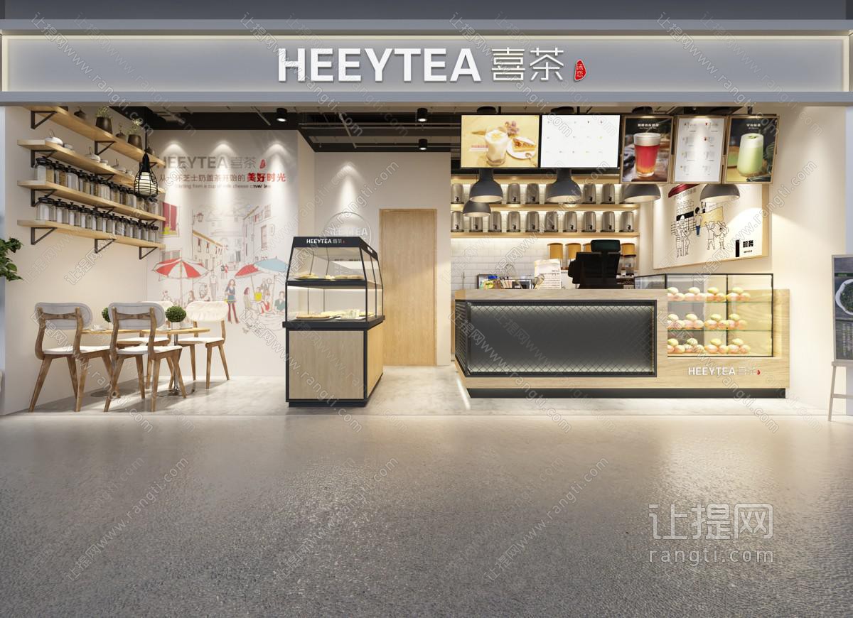 工业风蛋糕面包房甜品店