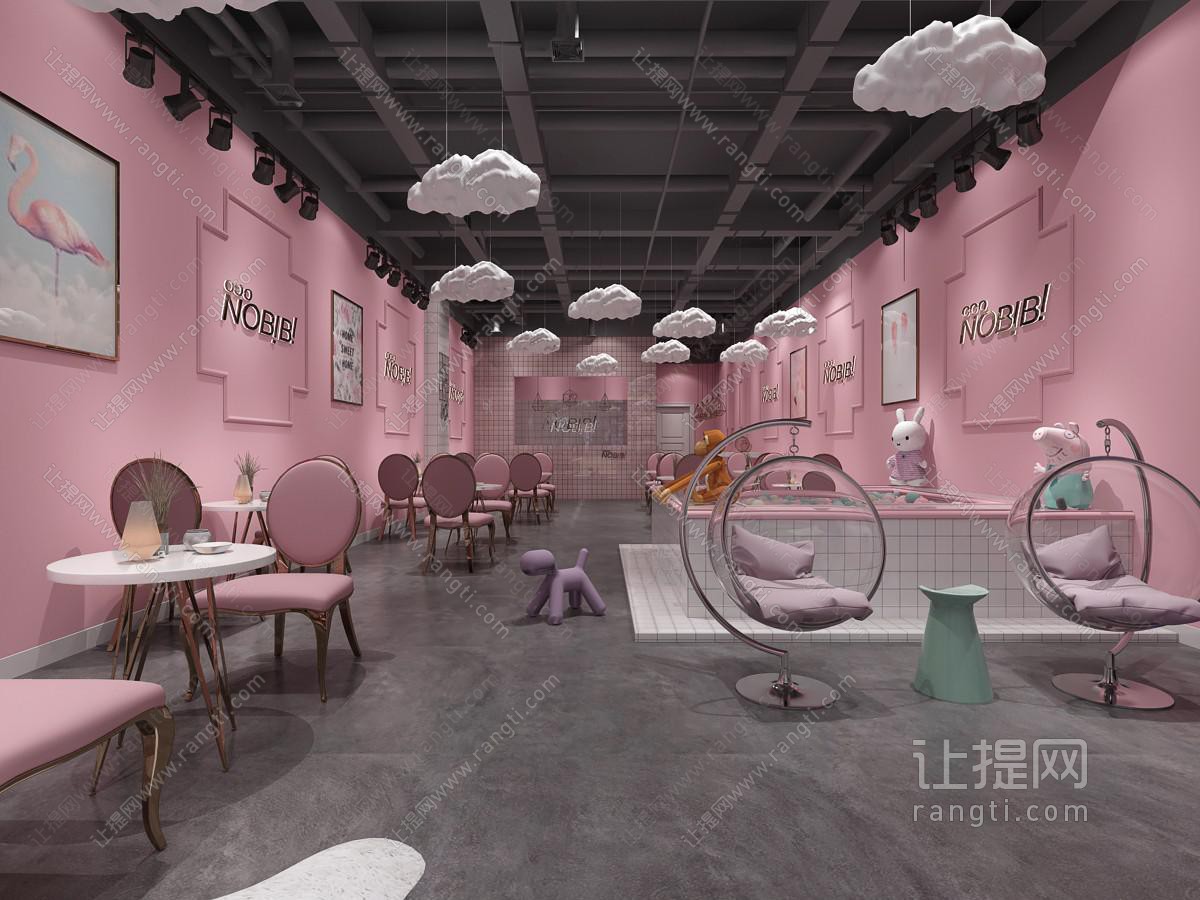 现代轻奢奶茶店饮品店