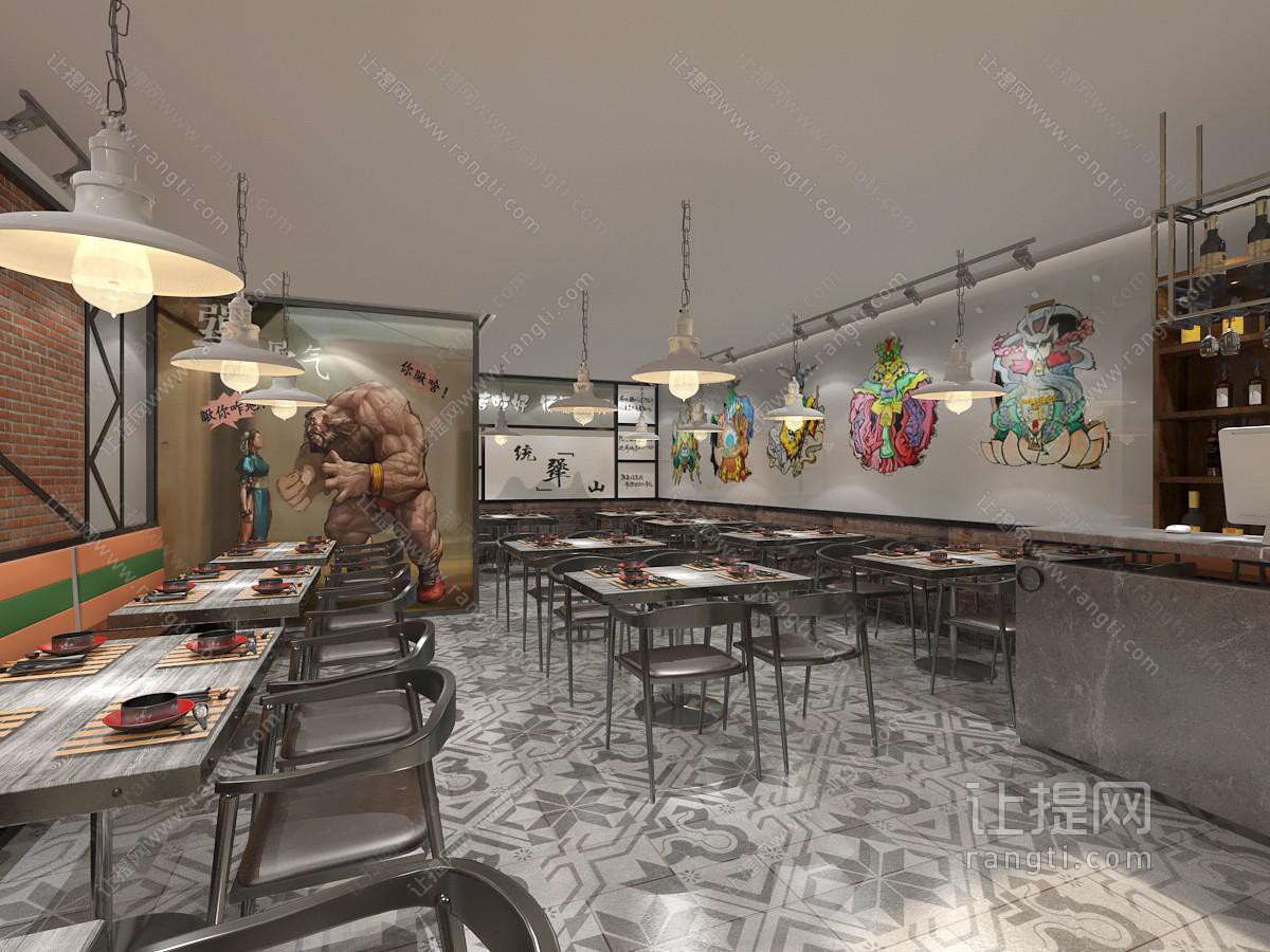 工业风餐馆饭店