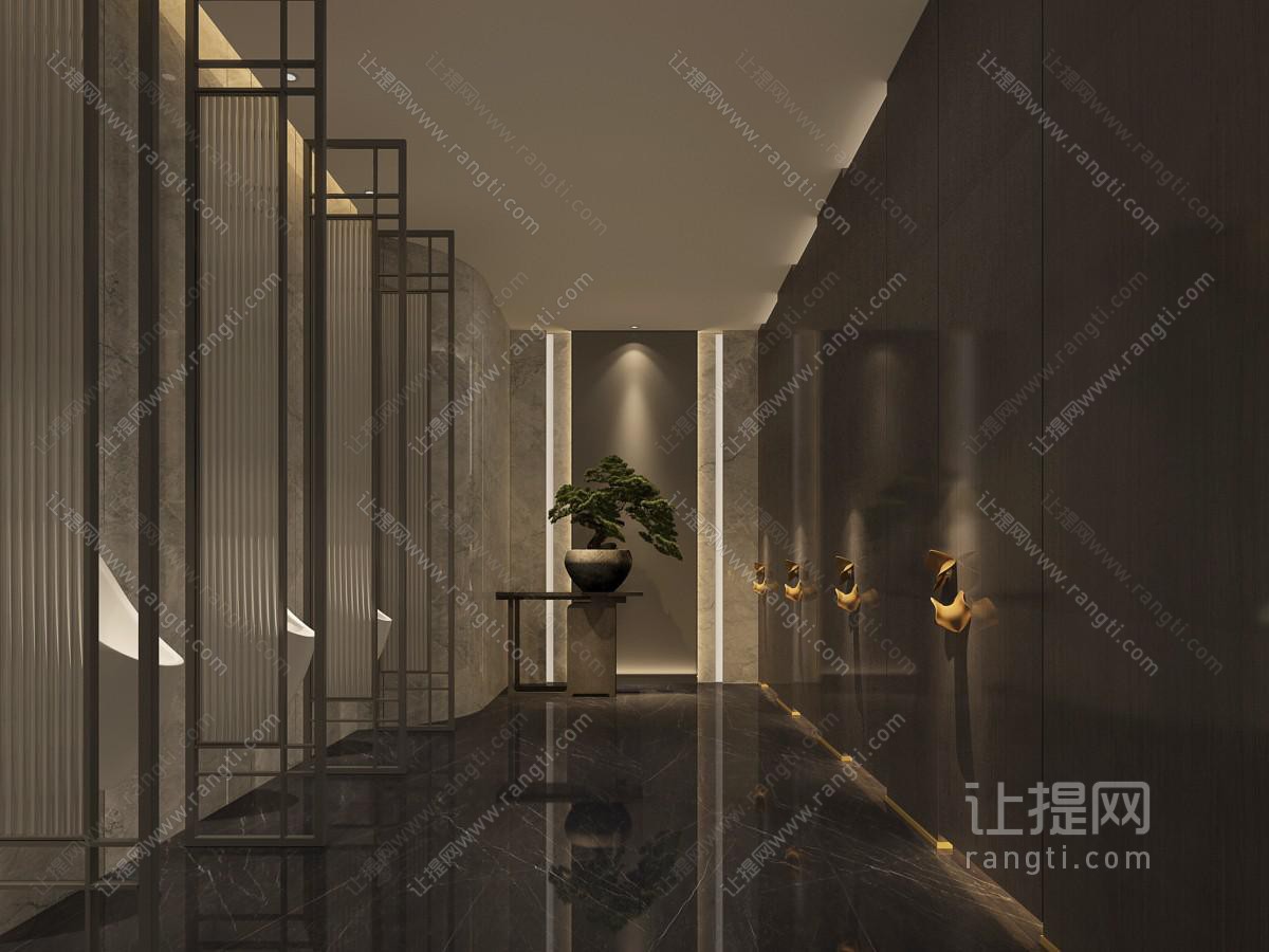 新中式公共卫生间