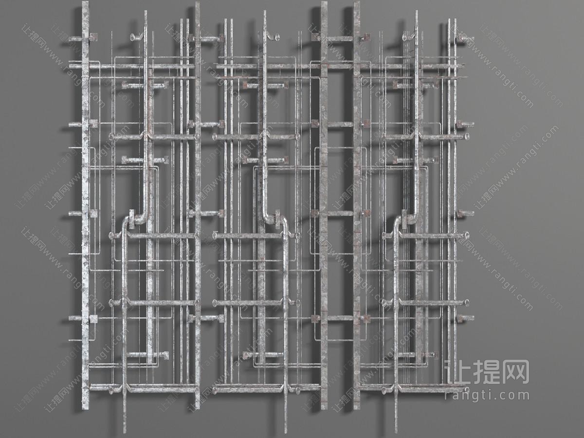 工业风水管吊顶