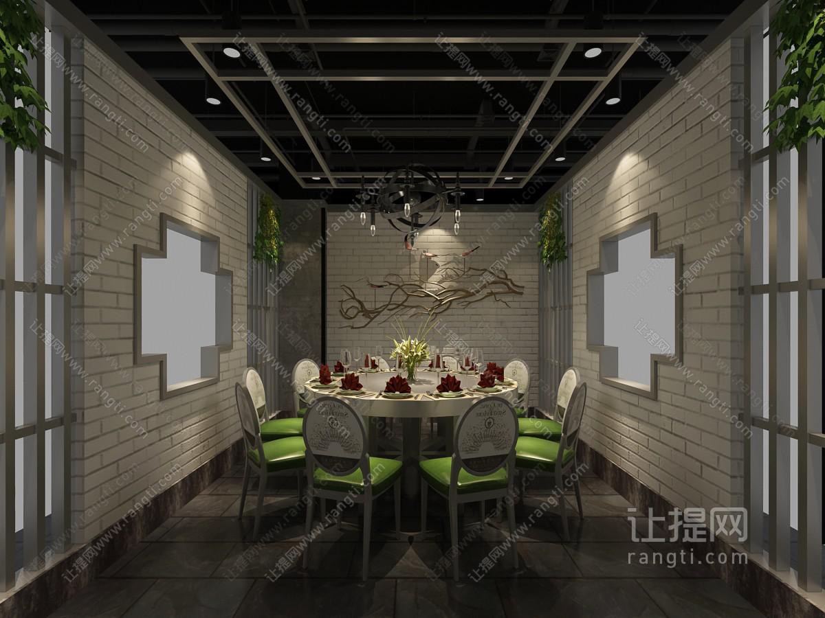 后现代酒店包厢包间