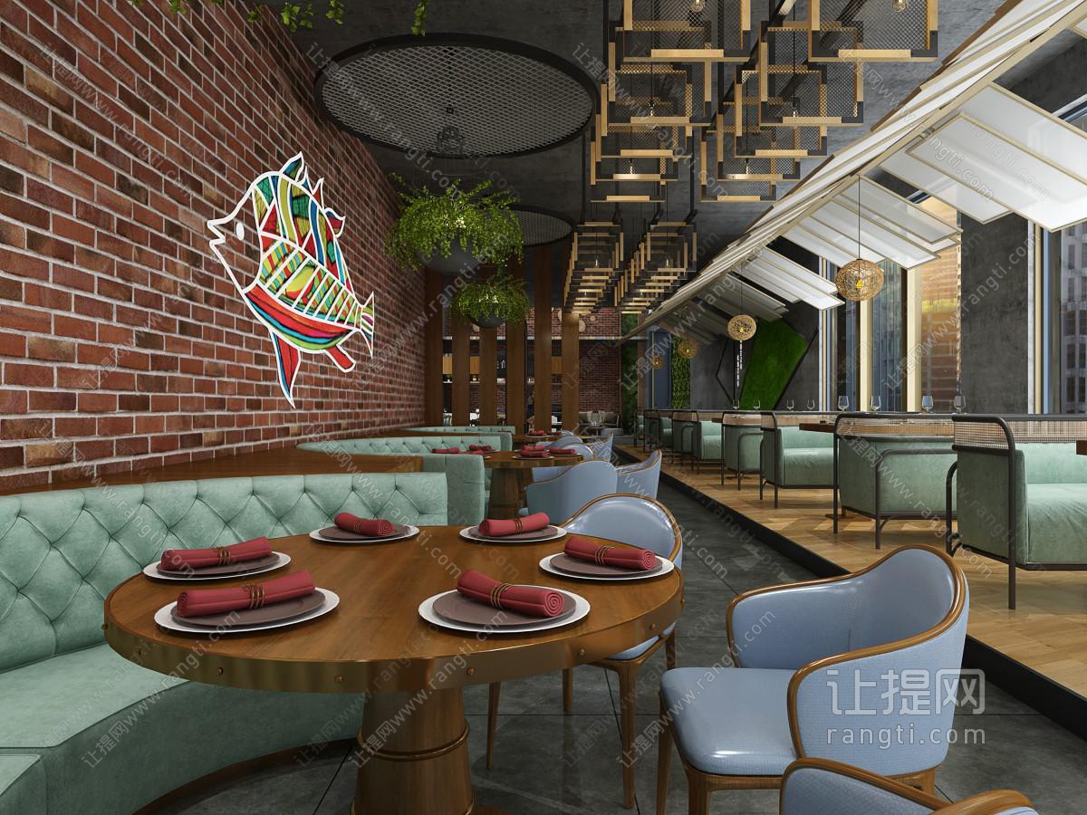 工业风餐馆饭店