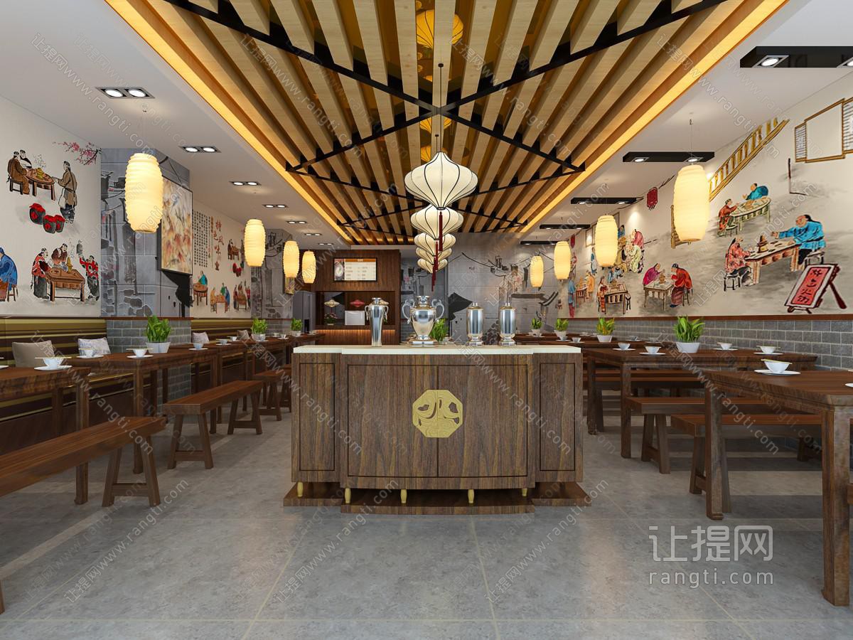 新中式餐馆饭店