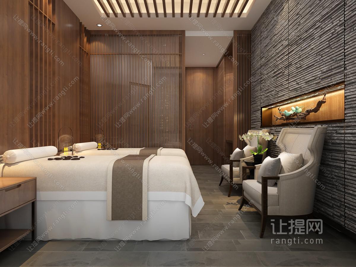 新中式酒店客房