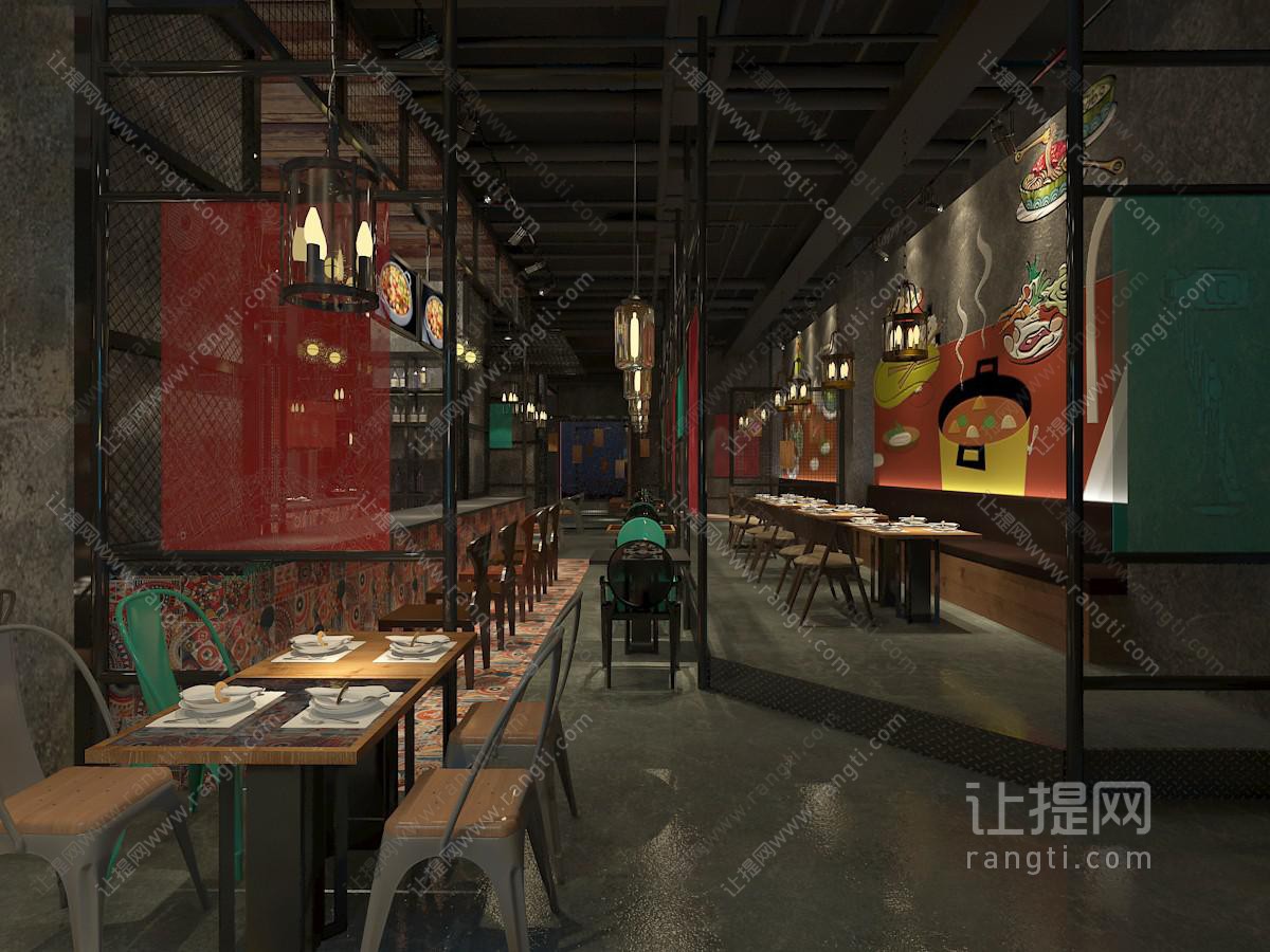工业风餐馆饭店