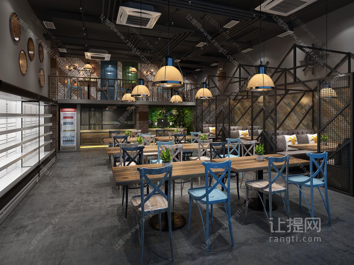 工业风餐馆饭店