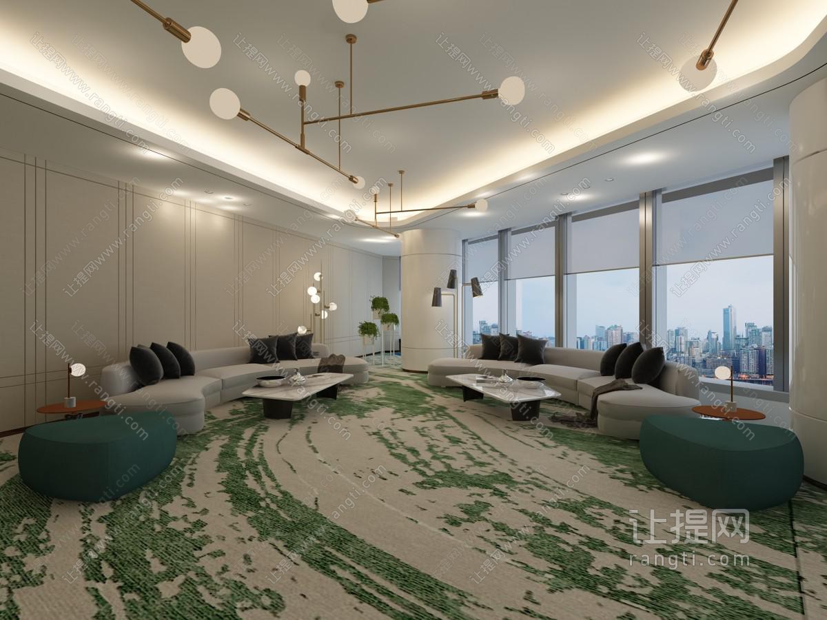 后现代接待区