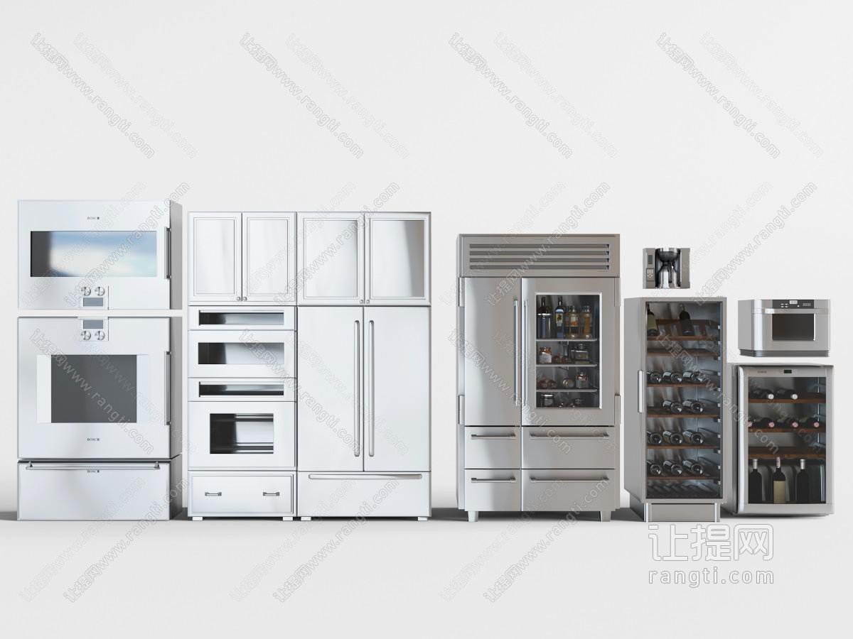 商用不锈钢电烤箱冰箱酒柜厨房电器
