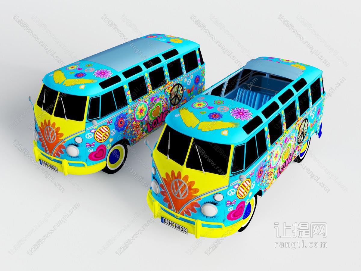 现代儿童玩具公交车