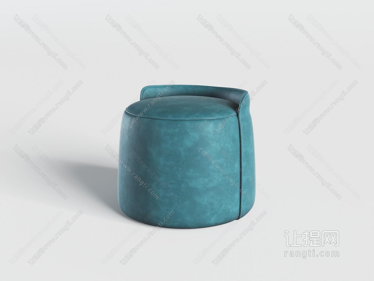 新中式圆形坐墩