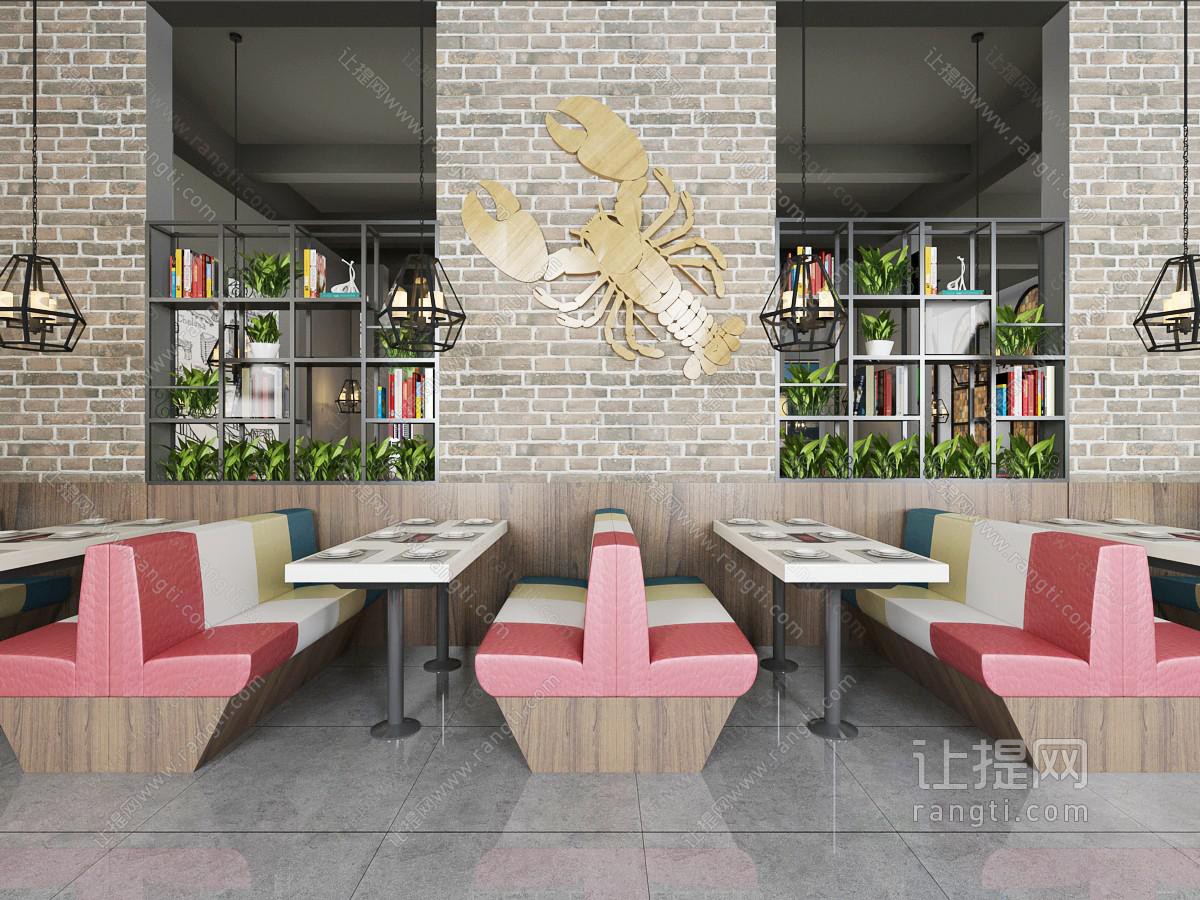 工业风火锅店饭店