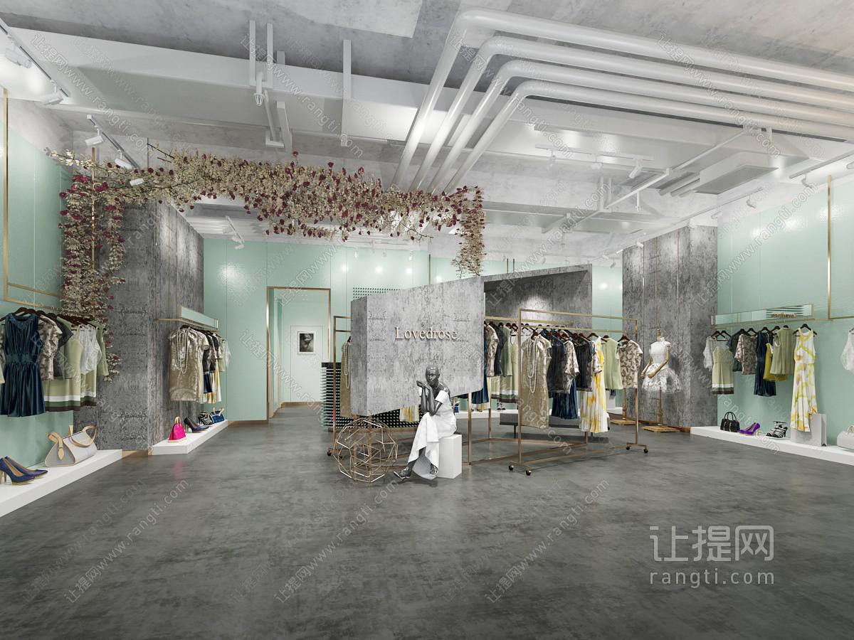 工业风服装店