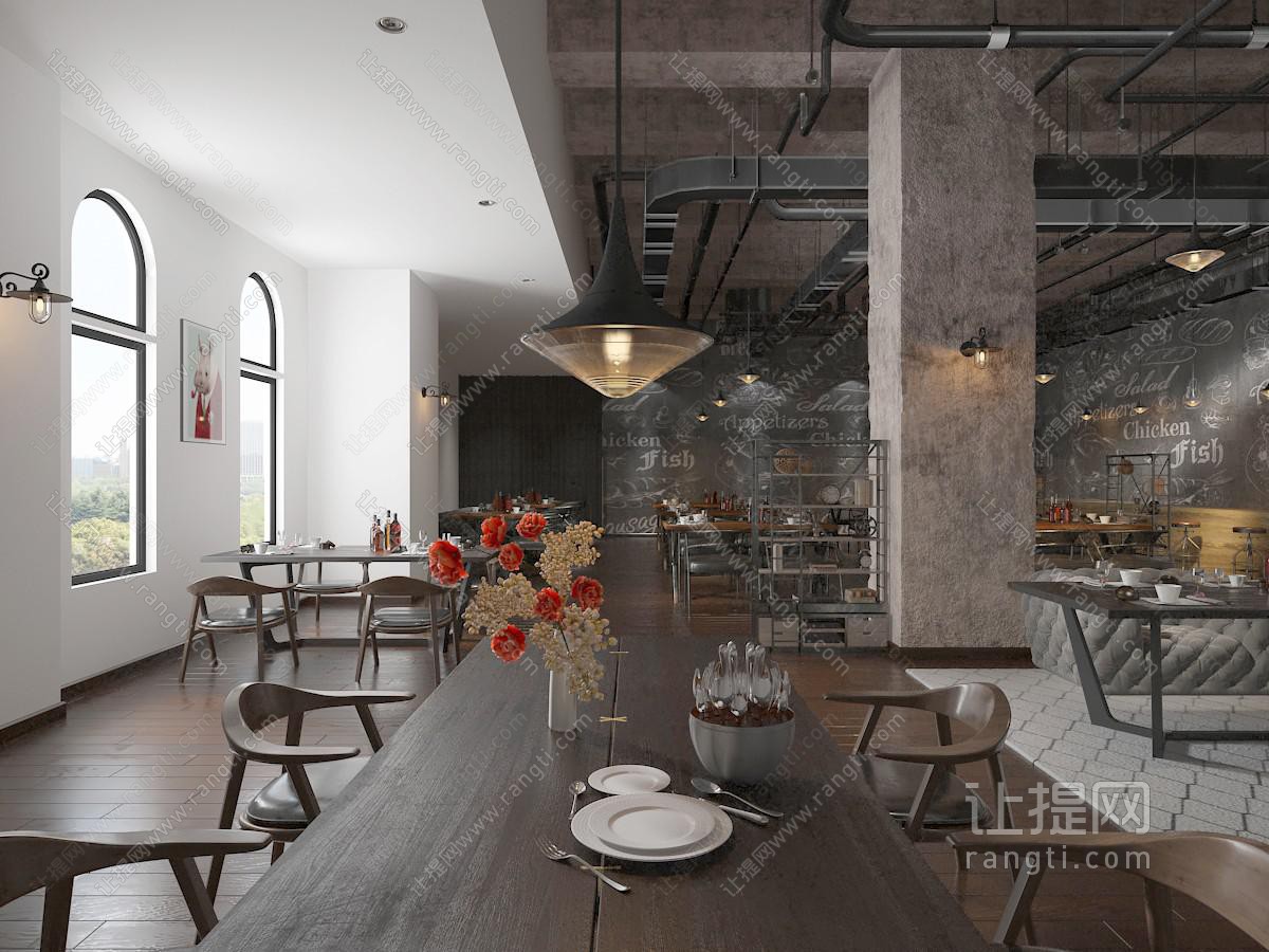 工业风餐馆饭店